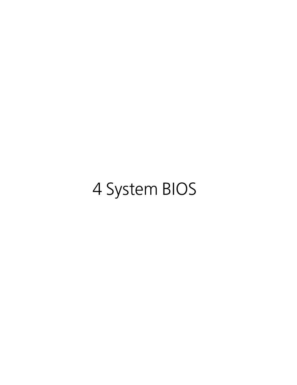 4 system bios | Acer Altos G540 M2 User Manual | Page 105 / 221