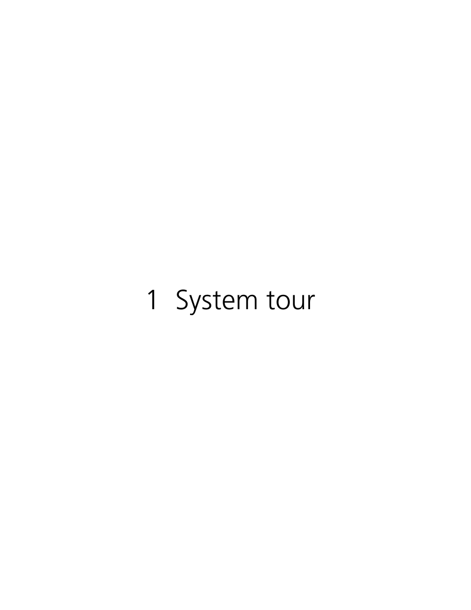 1 system tour | Acer Altos G540 M2 User Manual | Page 11 / 221