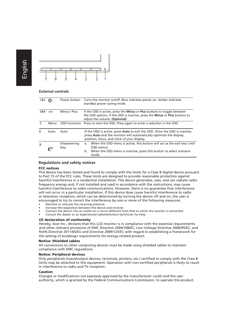 English | Acer B286HL User Manual | Page 2 / 3