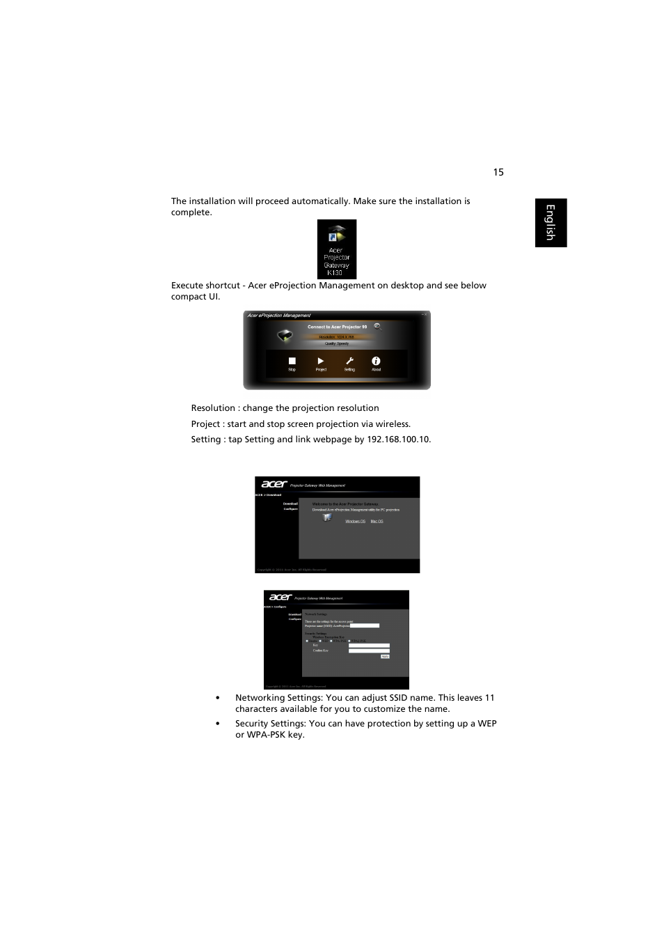 Acer K130 User Manual | Page 17 / 28