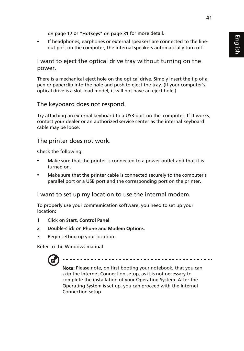 Acer Aspire 5910G User Manual | Page 59 / 61