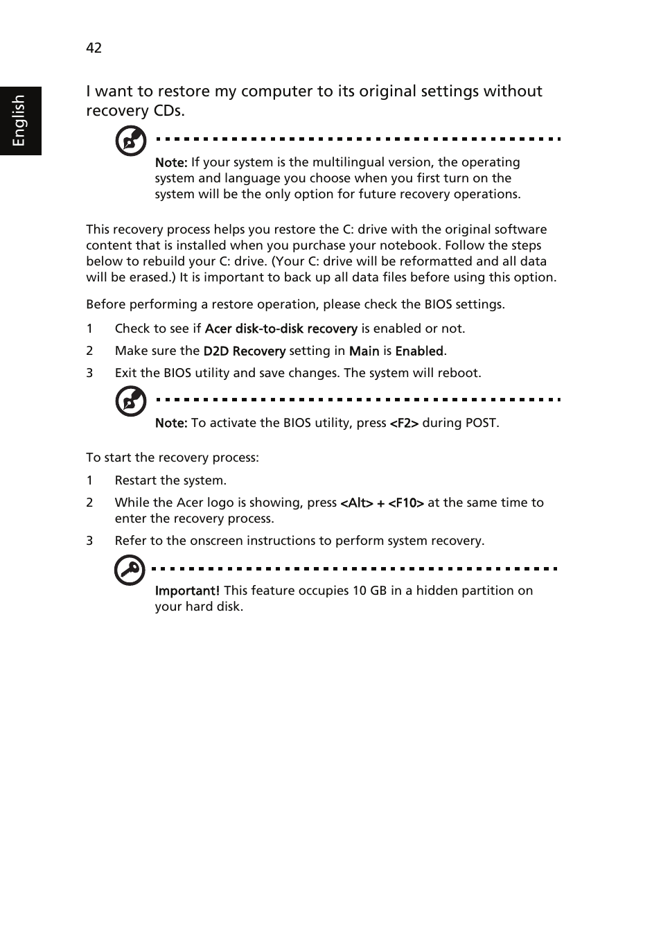 Acer Aspire 5910G User Manual | Page 60 / 61