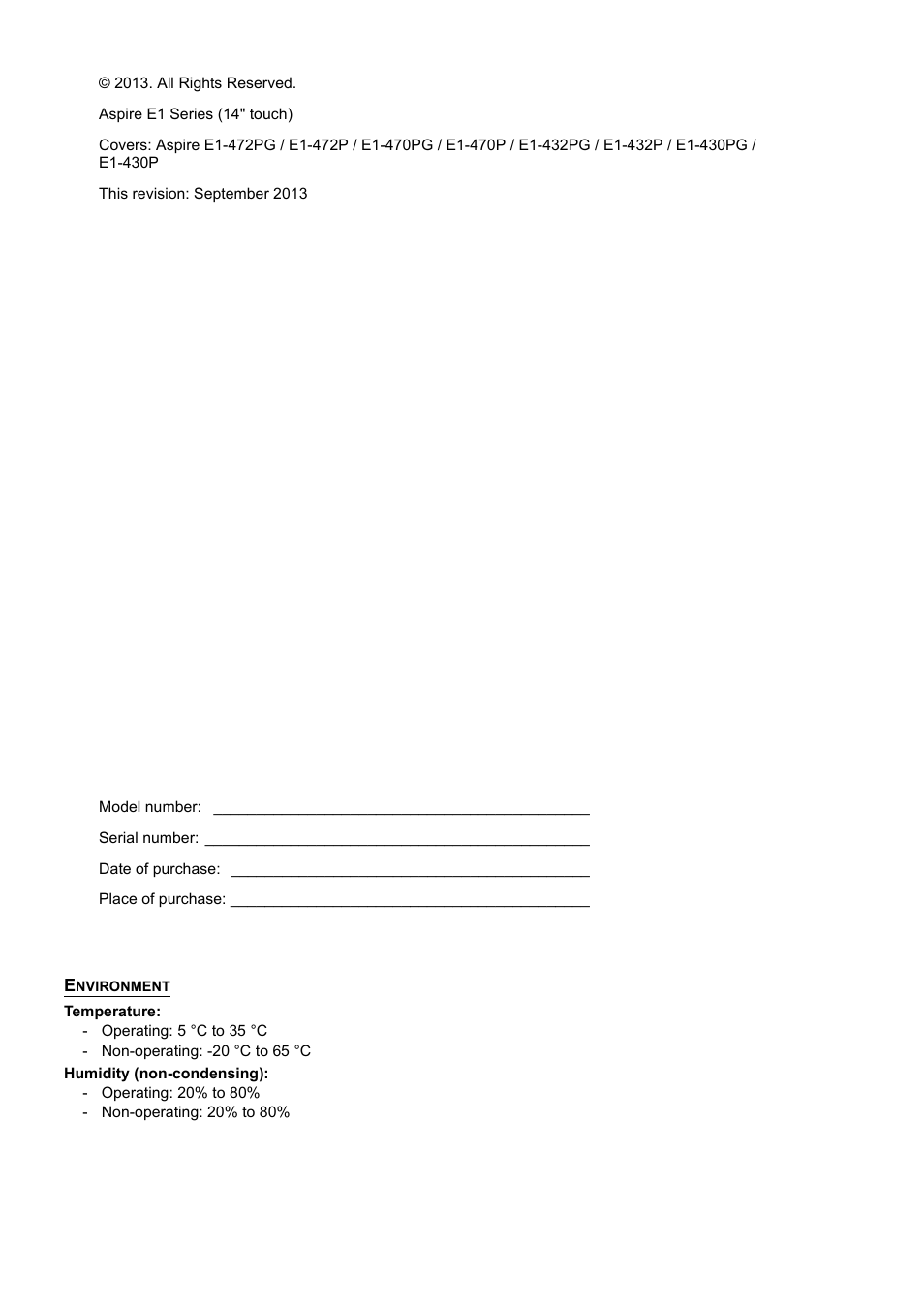 Acer Aspire E1-432P User Manual | Page 2 / 10