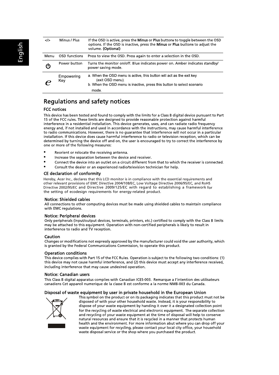 Acer B243PHL User Manual | Page 2 / 2
