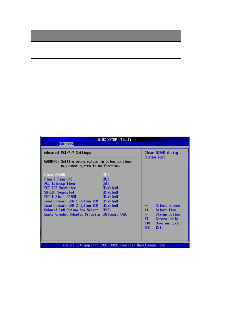 Pci/pnp configuration | Acer AR380 F1 User Manual | Page 102 / 194