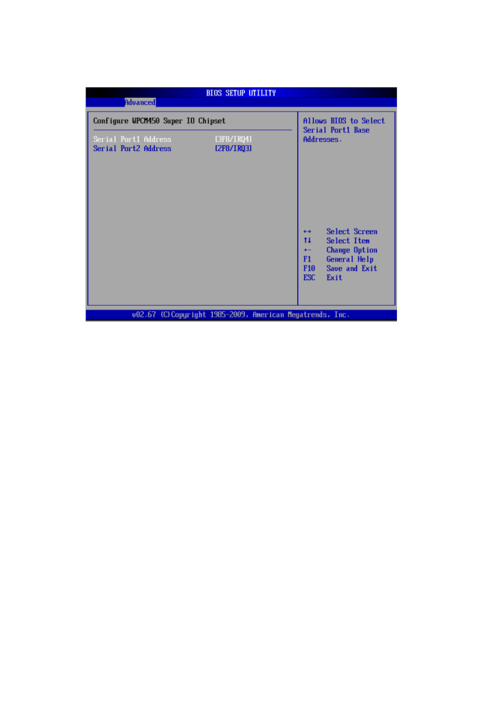 Super io configuration | Acer AR380 F1 User Manual | Page 104 / 194