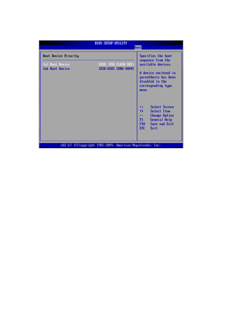 Boot device priority | Acer AR380 F1 User Manual | Page 122 / 194