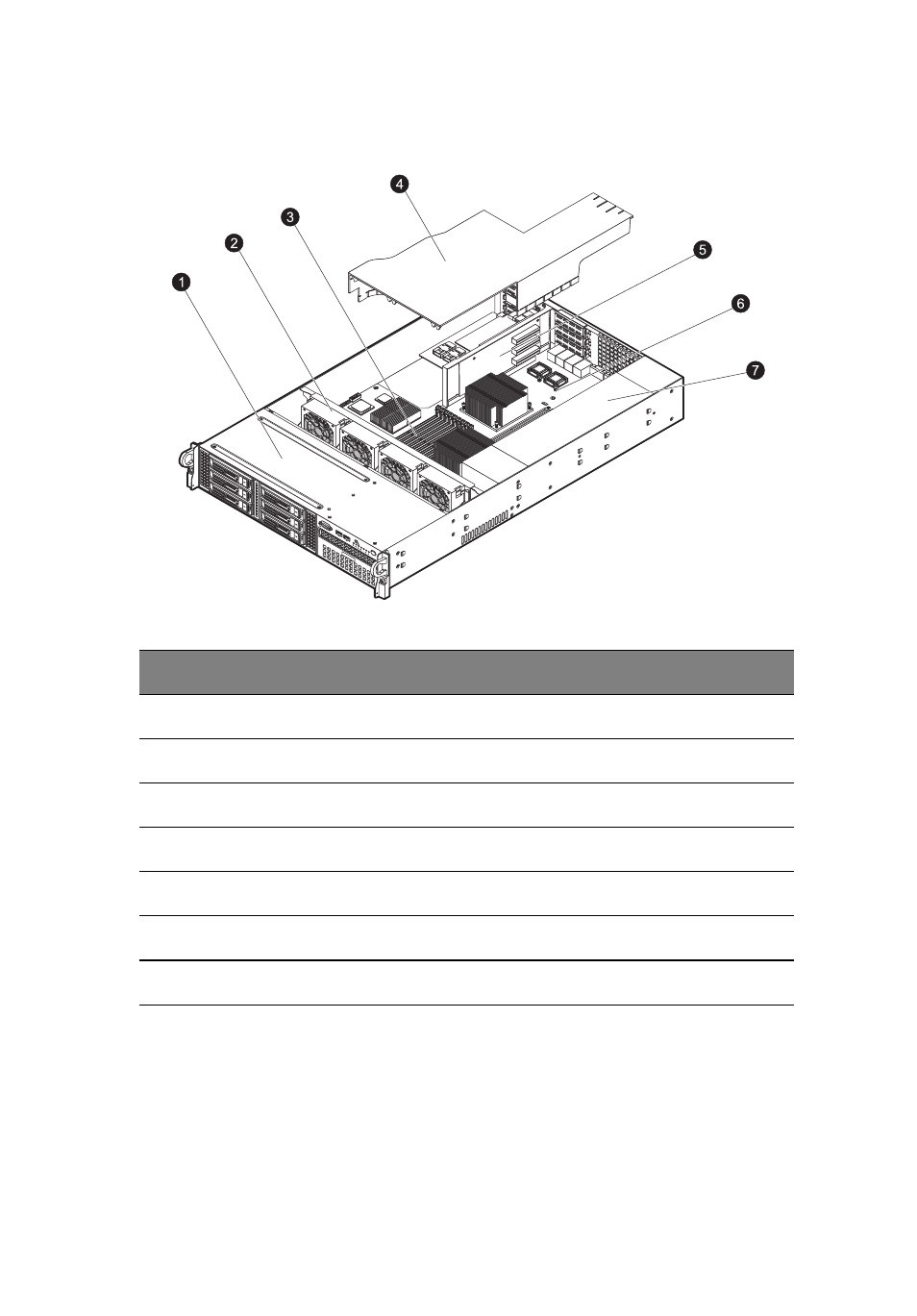 Internal components | Acer AR380 F1 User Manual | Page 27 / 194