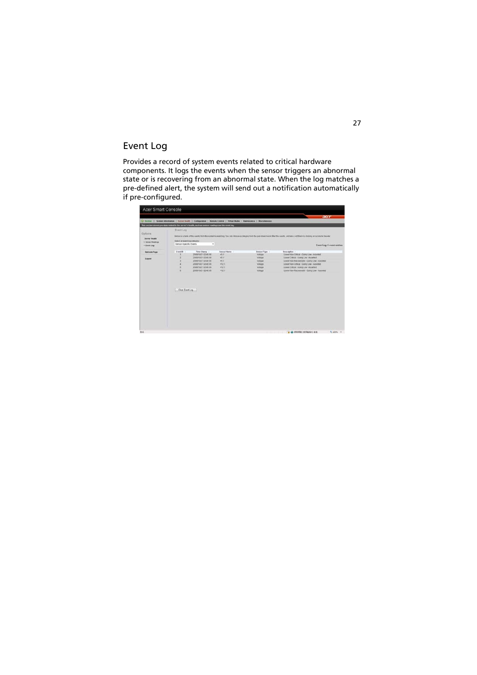 Acer AR585 F1 User Manual | Page 39 / 68