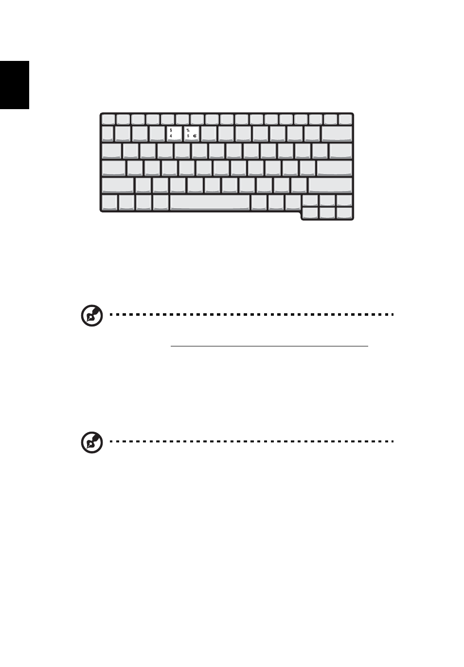 Special keys | Acer TravelMate 3000 User Manual | Page 34 / 75