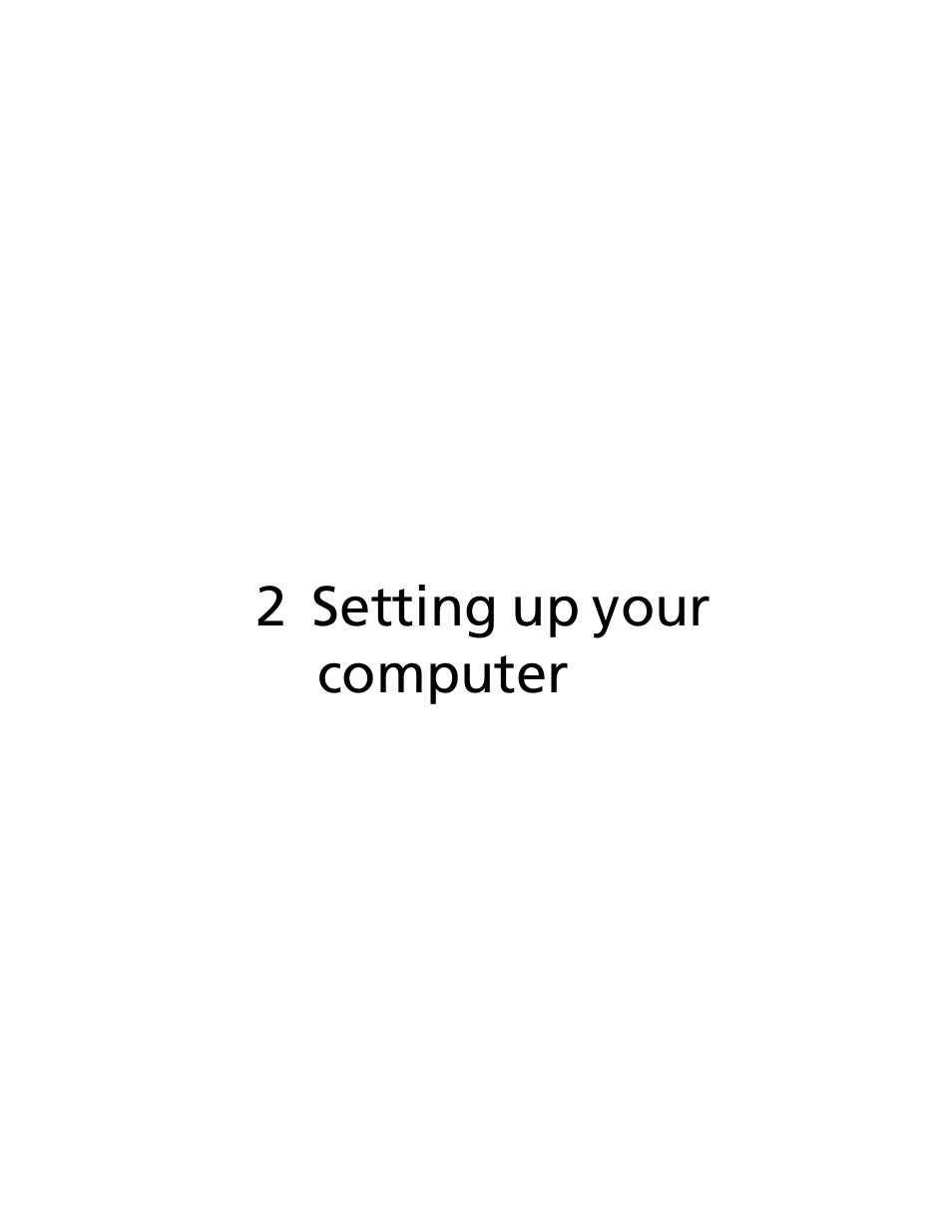 2 setting up your computer | Acer Aspire L310 User Manual | Page 19 / 51