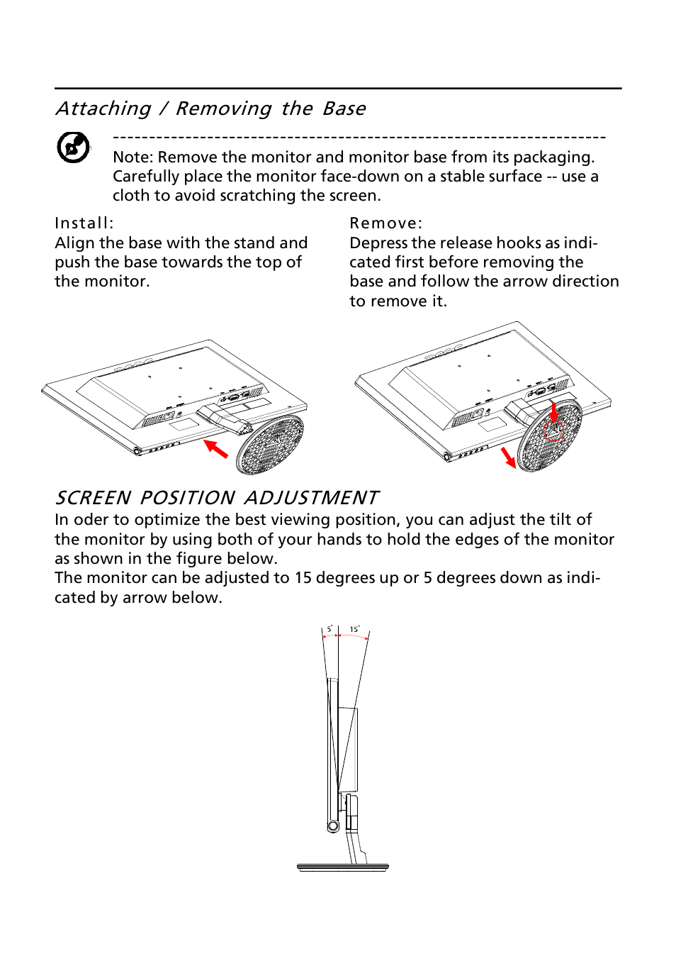 Acer P237HL User Manual | Page 7 / 23