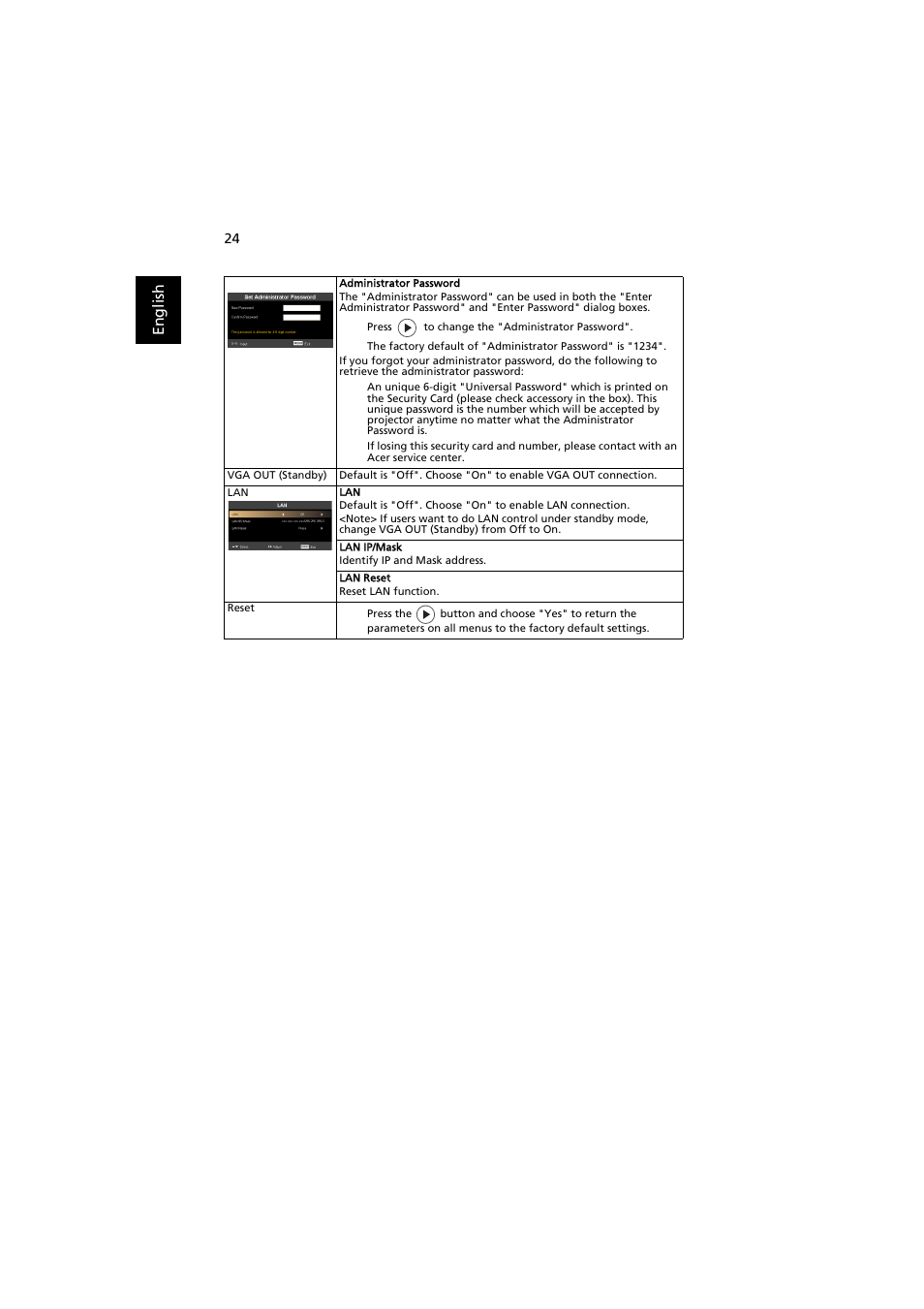 Acer S1370WHn User Manual | Page 34 / 64