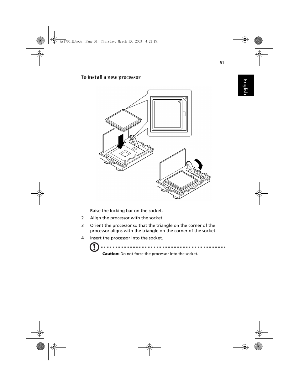 Acer Aspire 1700 User Manual | Page 61 / 102