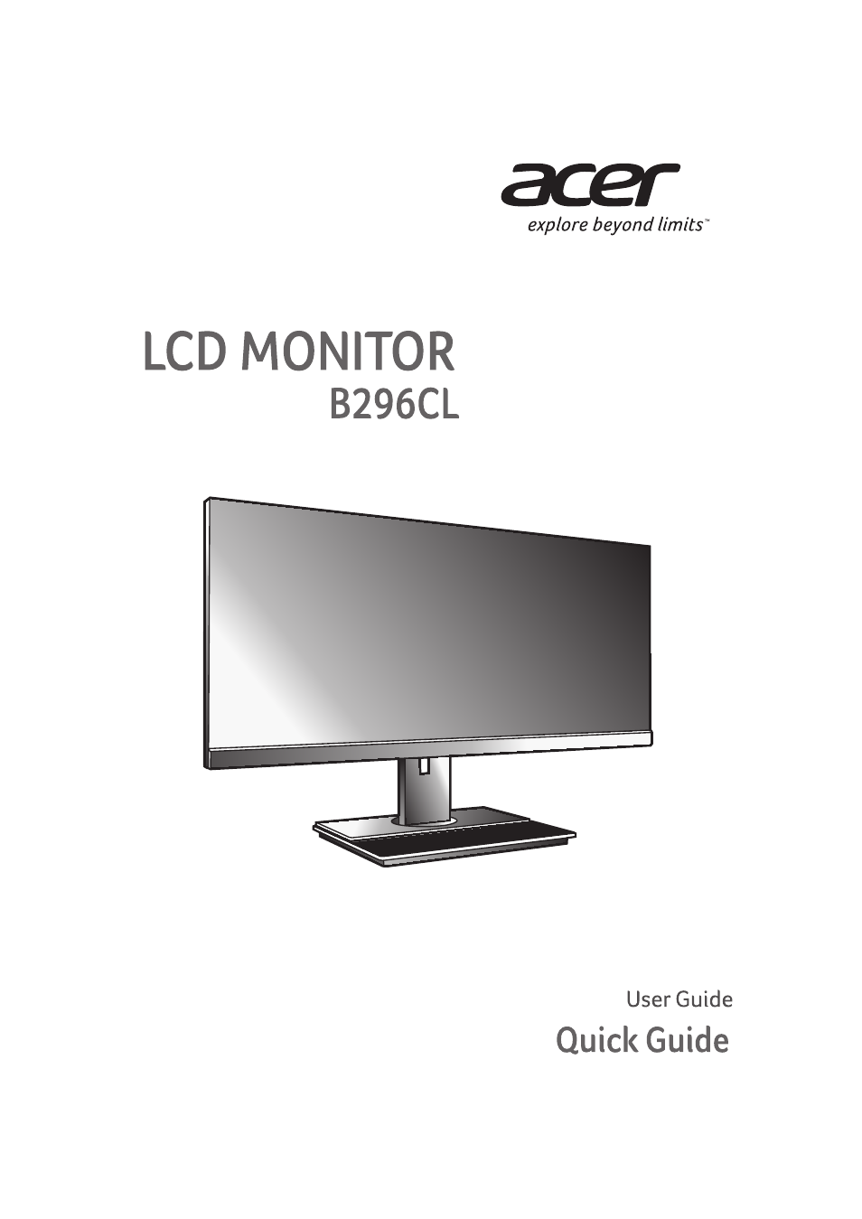 Acer B296CL User Manual | 5 pages