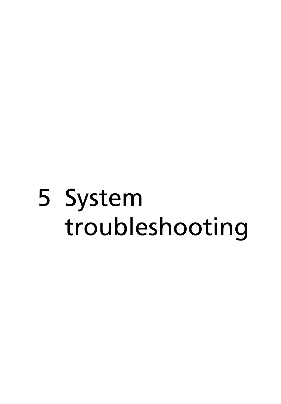 5 system troubleshooting | Acer AR180 F1 User Manual | Page 113 / 178