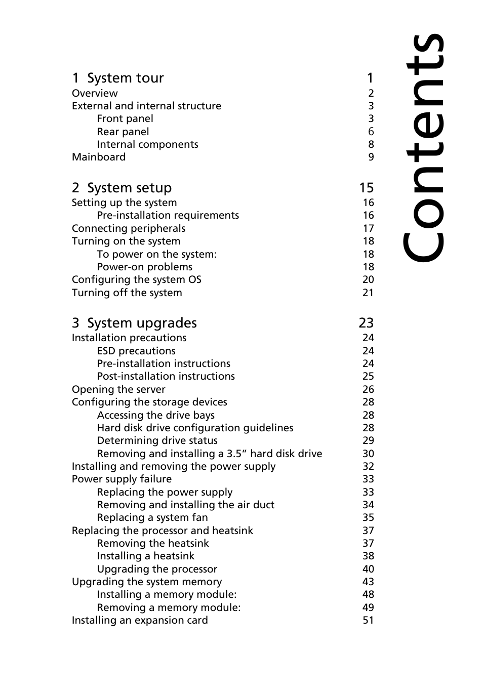 Acer AR180 F1 User Manual | Page 15 / 178