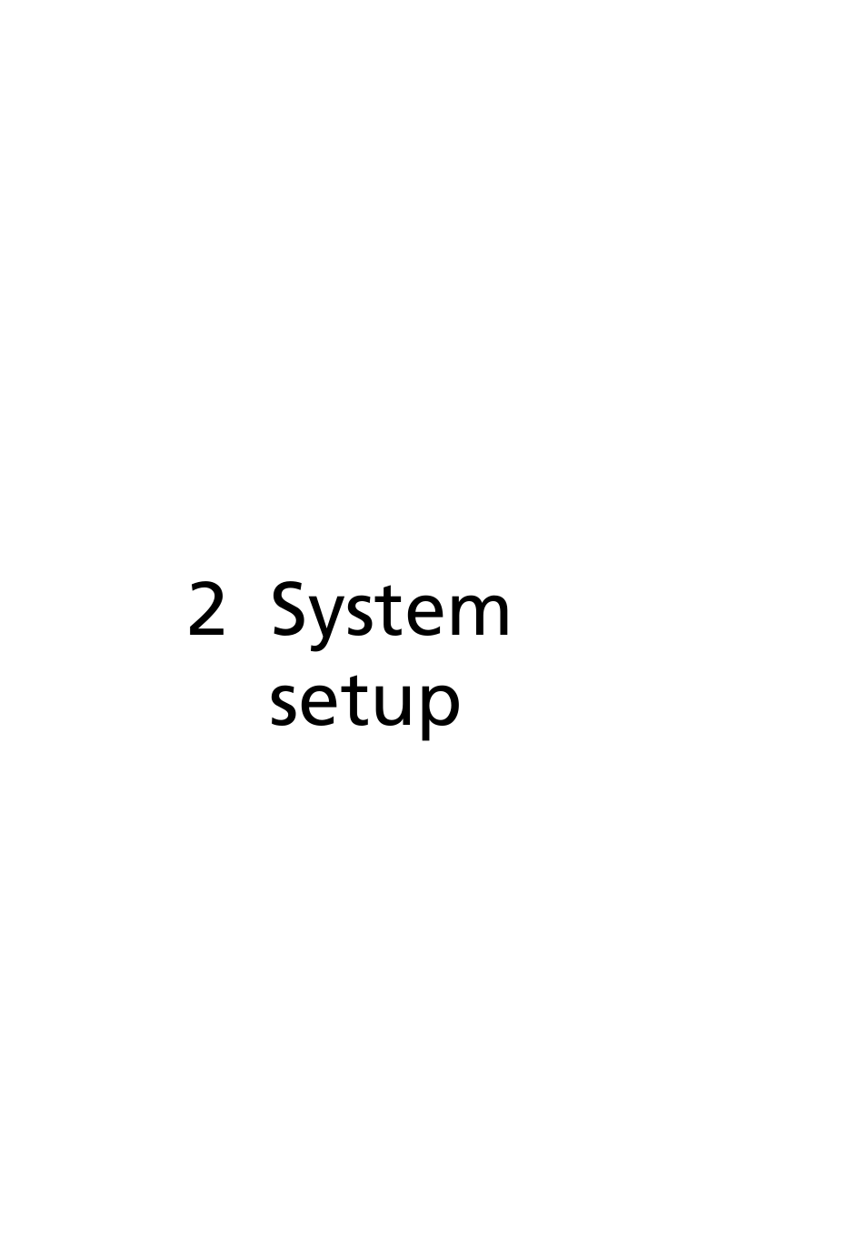 2 system setup | Acer AR180 F1 User Manual | Page 33 / 178