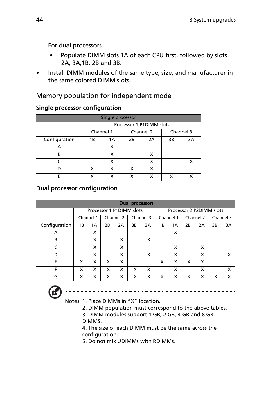 Acer AR180 F1 User Manual | Page 62 / 178