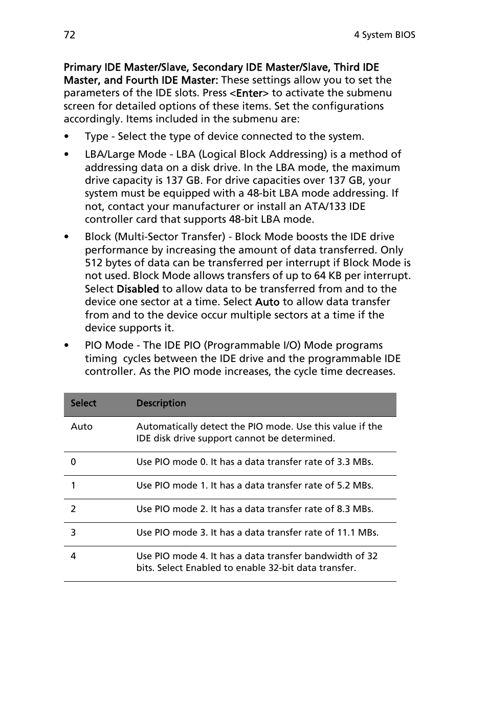 Acer AR180 F1 User Manual | Page 90 / 178