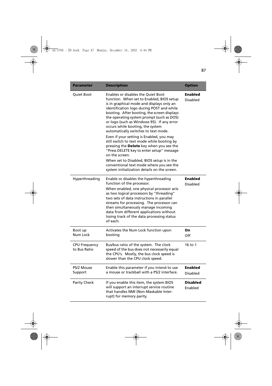 Acer Altos G700 User Manual | Page 97 / 122