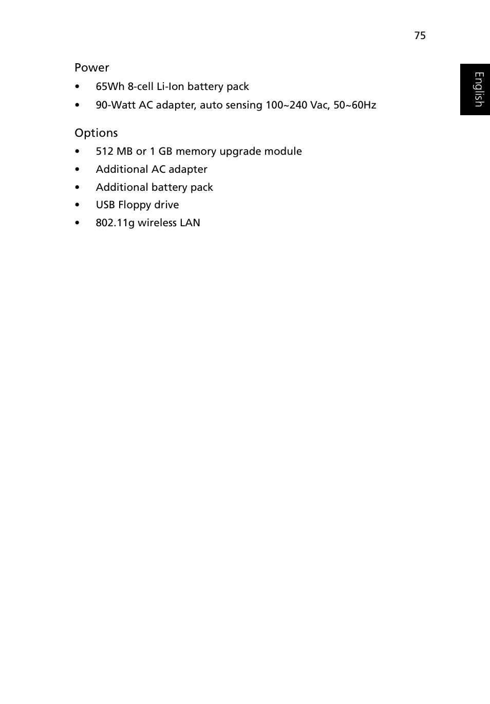 Acer Ferrari 3200 User Manual | Page 85 / 105