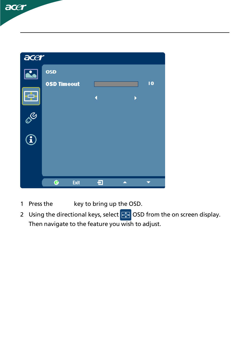 Acer HS244HQ User Manual | Page 16 / 25