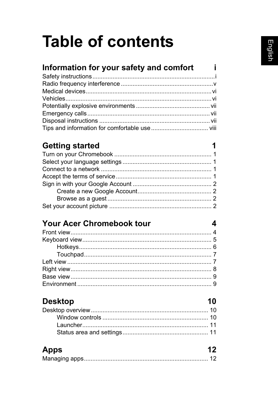 Acer C710 User Manual | Page 13 / 37