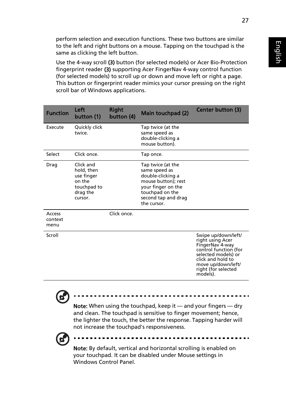 Eng lis h | Acer Aspire 6920G User Manual | Page 47 / 109