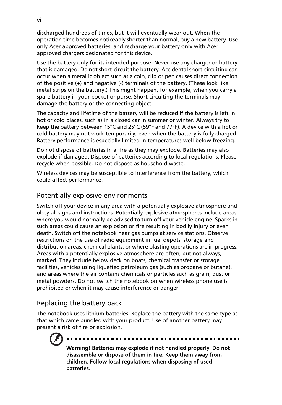 Acer Aspire 6920G User Manual | Page 6 / 109
