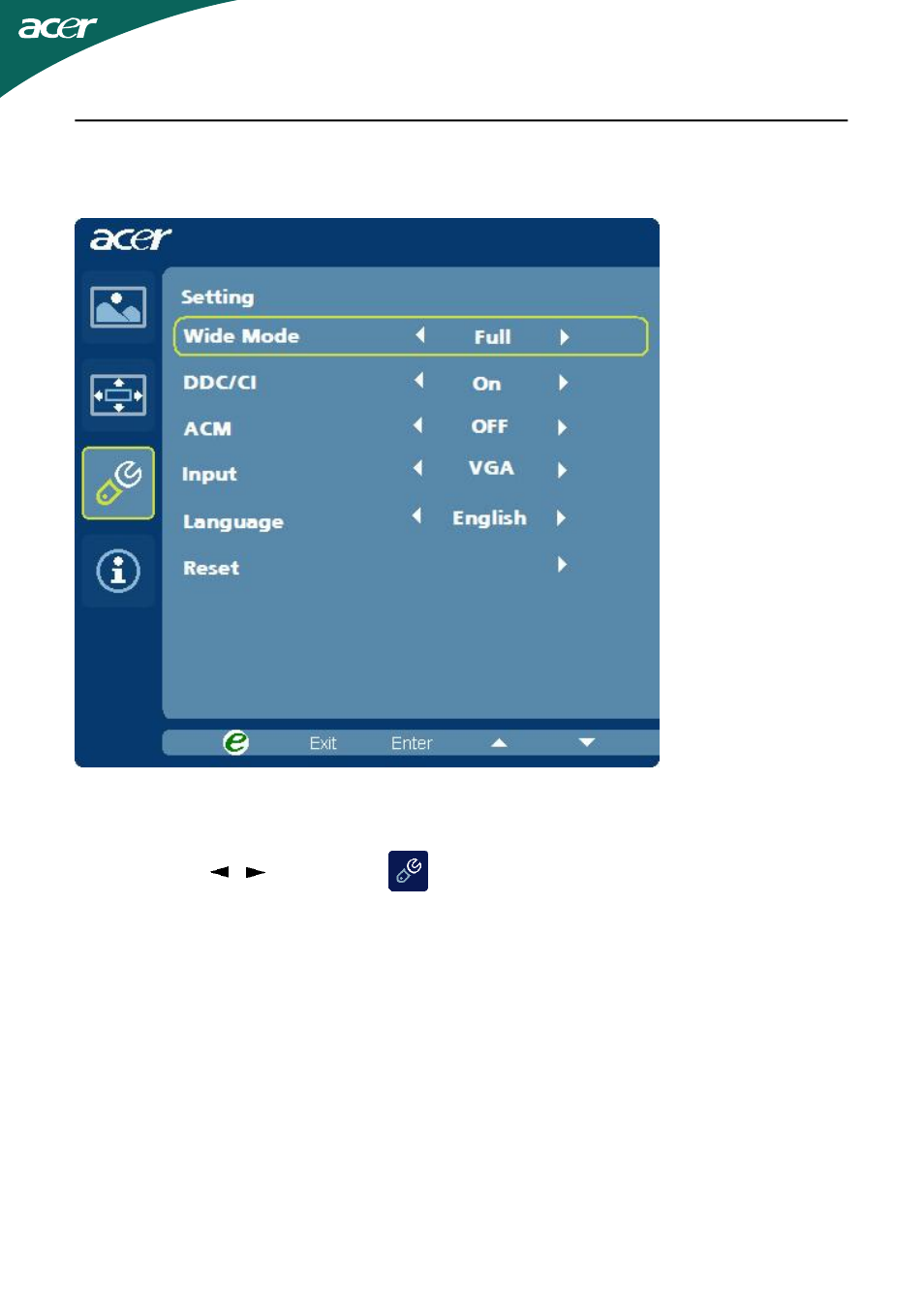 Acer T231H User Manual | Page 18 / 24