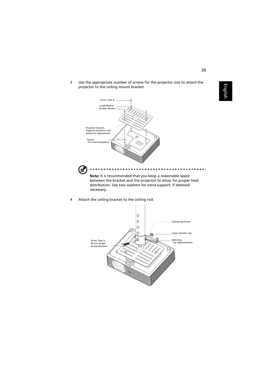 English | Acer X1311WH User Manual | Page 49 / 63