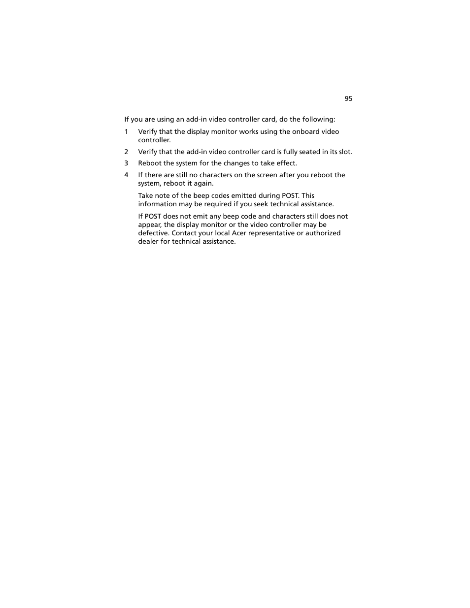 Acer Altos R5250 User Manual | Page 113 / 142