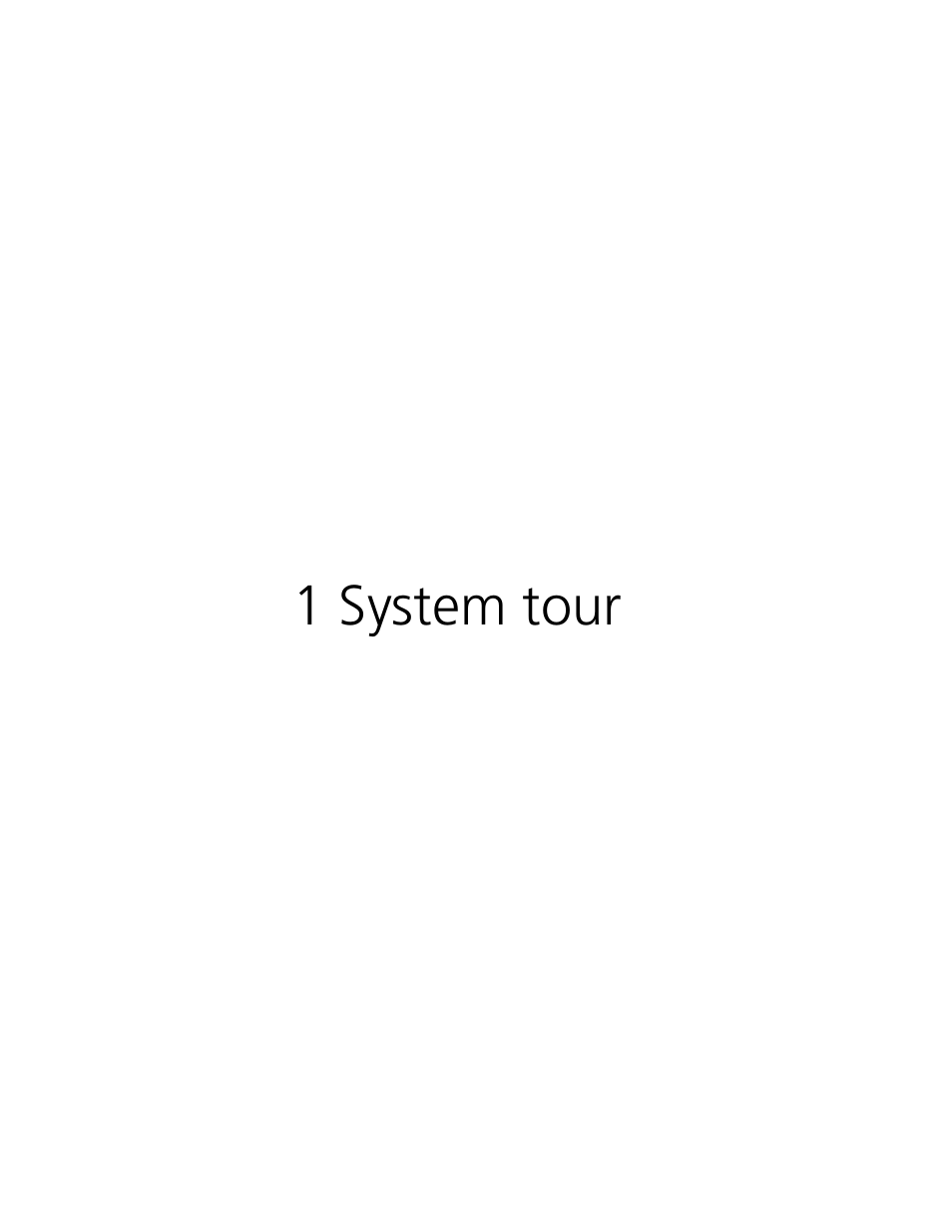 1 system tour | Acer Altos R5250 User Manual | Page 19 / 142