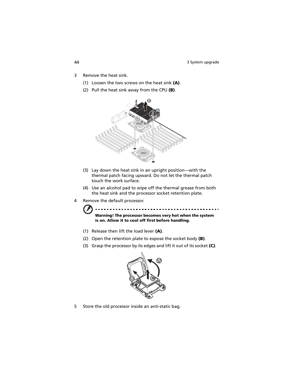 Ab c | Acer Altos R5250 User Manual | Page 62 / 142