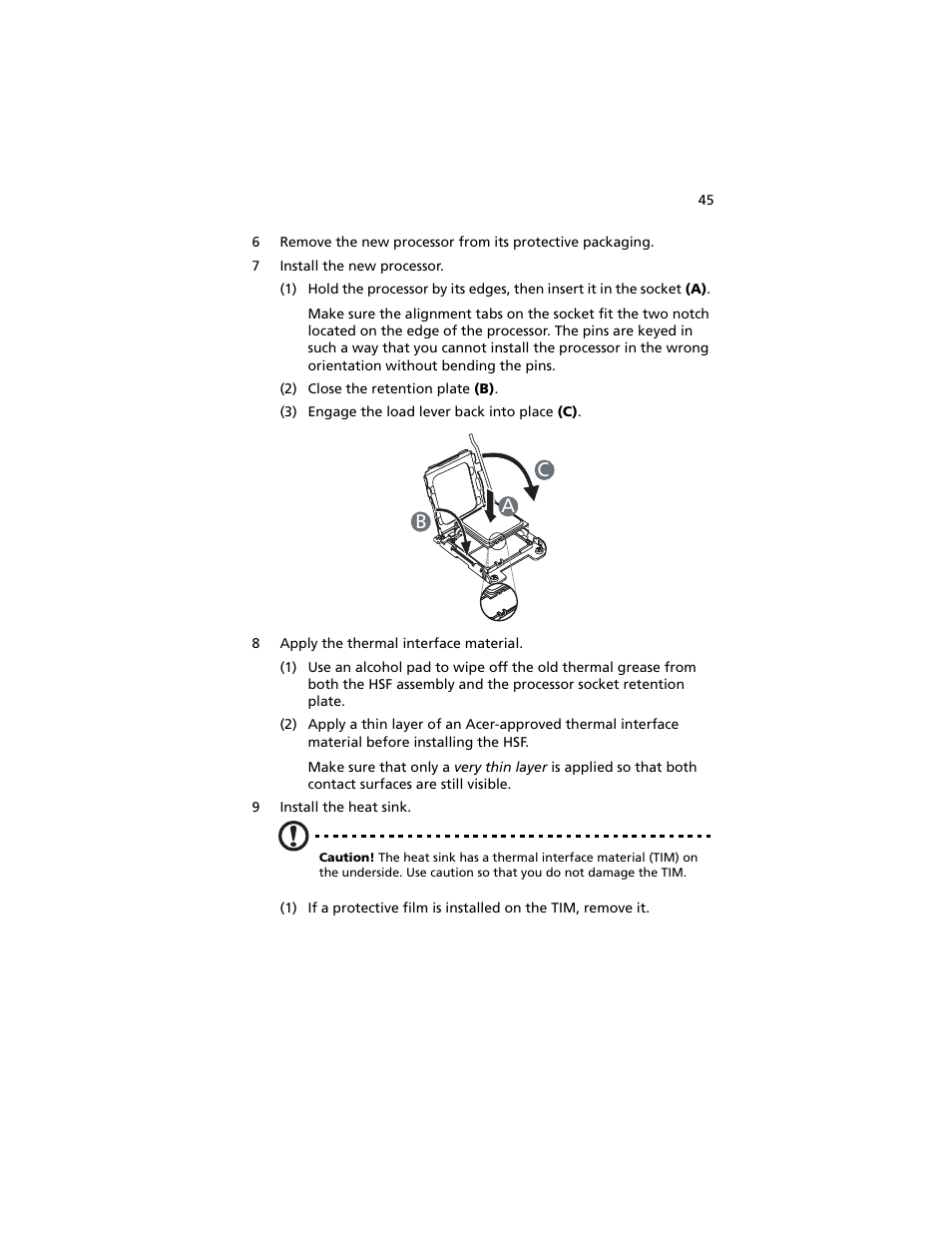 Ab c | Acer Altos R5250 User Manual | Page 63 / 142