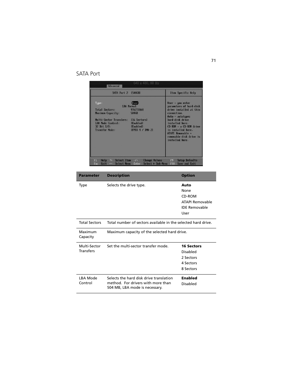 Sata port | Acer Altos R5250 User Manual | Page 89 / 142