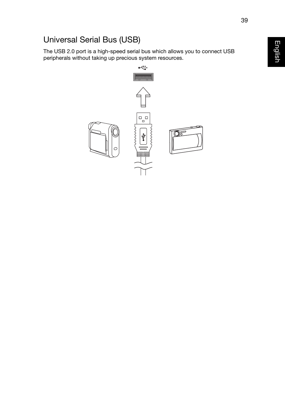 Universal serial bus (usb) | Acer Aspire E1-521 User Manual | Page 59 / 80