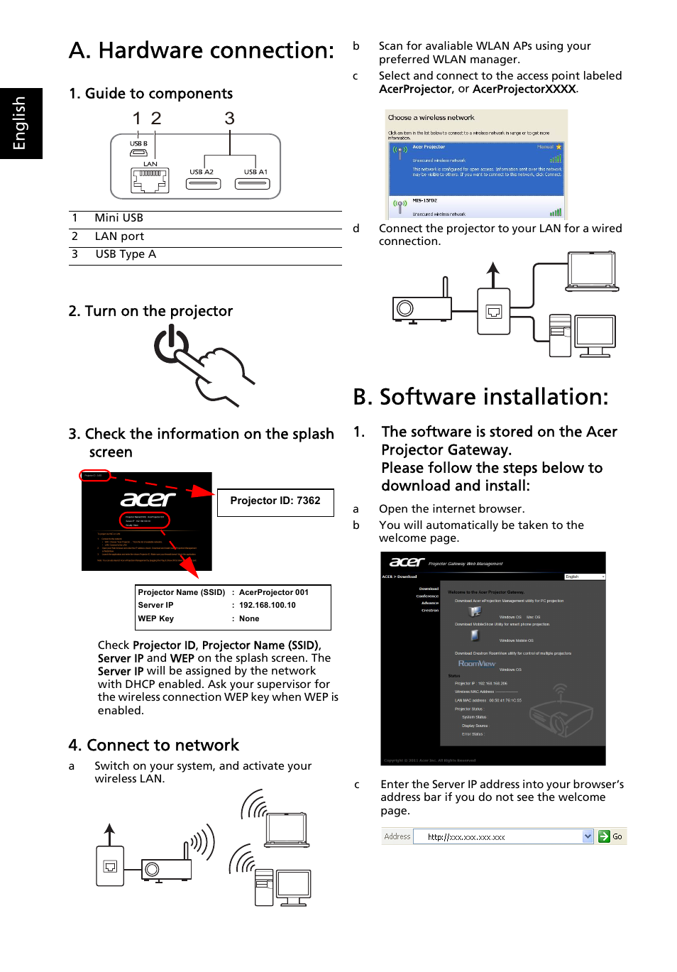 Acer S5201M User Manual | 2 pages