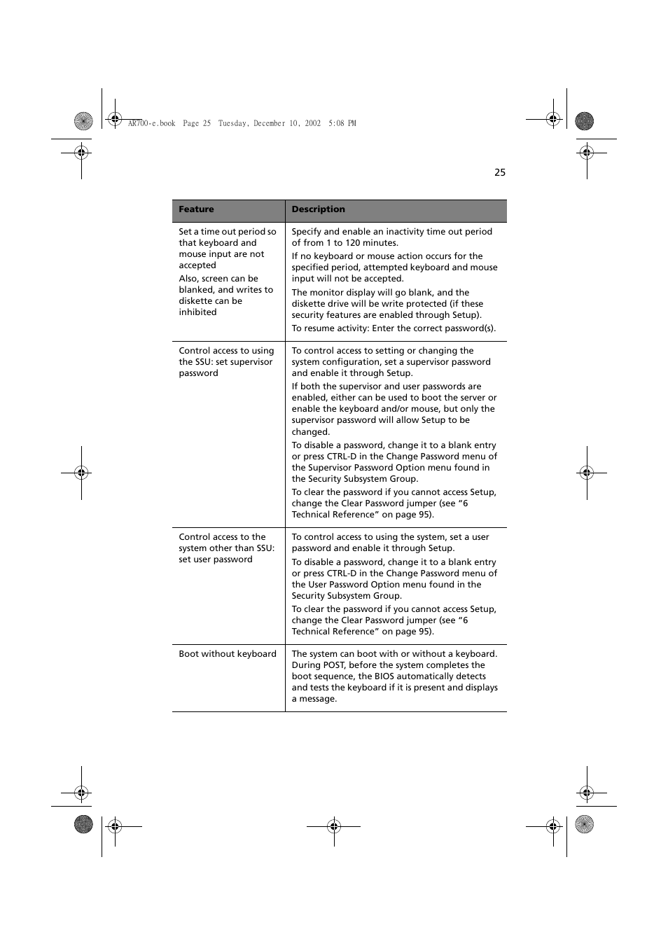 Acer Altos R701 User Manual | Page 35 / 135