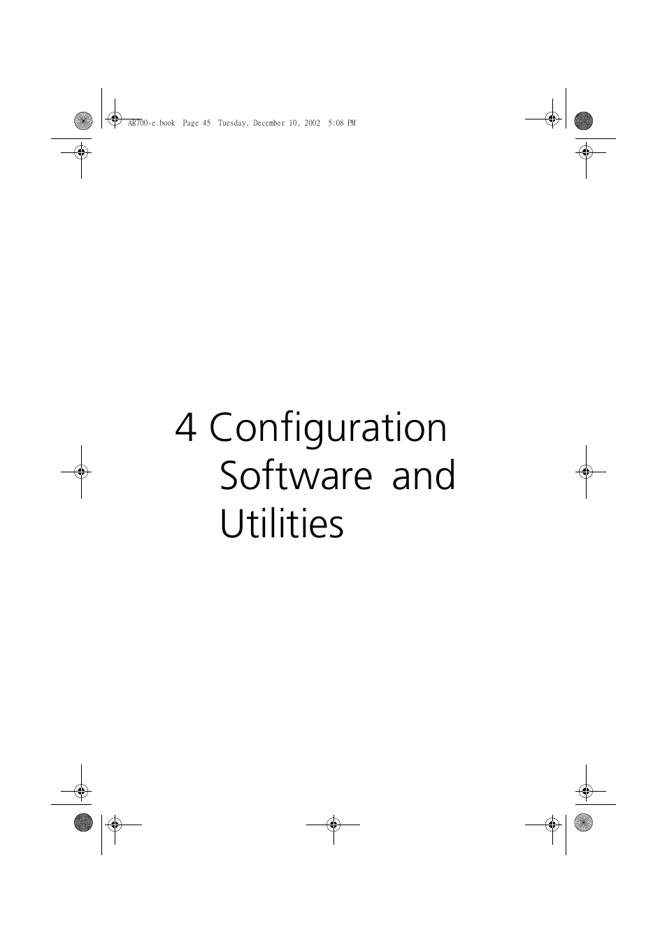 4 configuration software and utilities, 4 configuration software, And utilities | Acer Altos R701 User Manual | Page 55 / 135