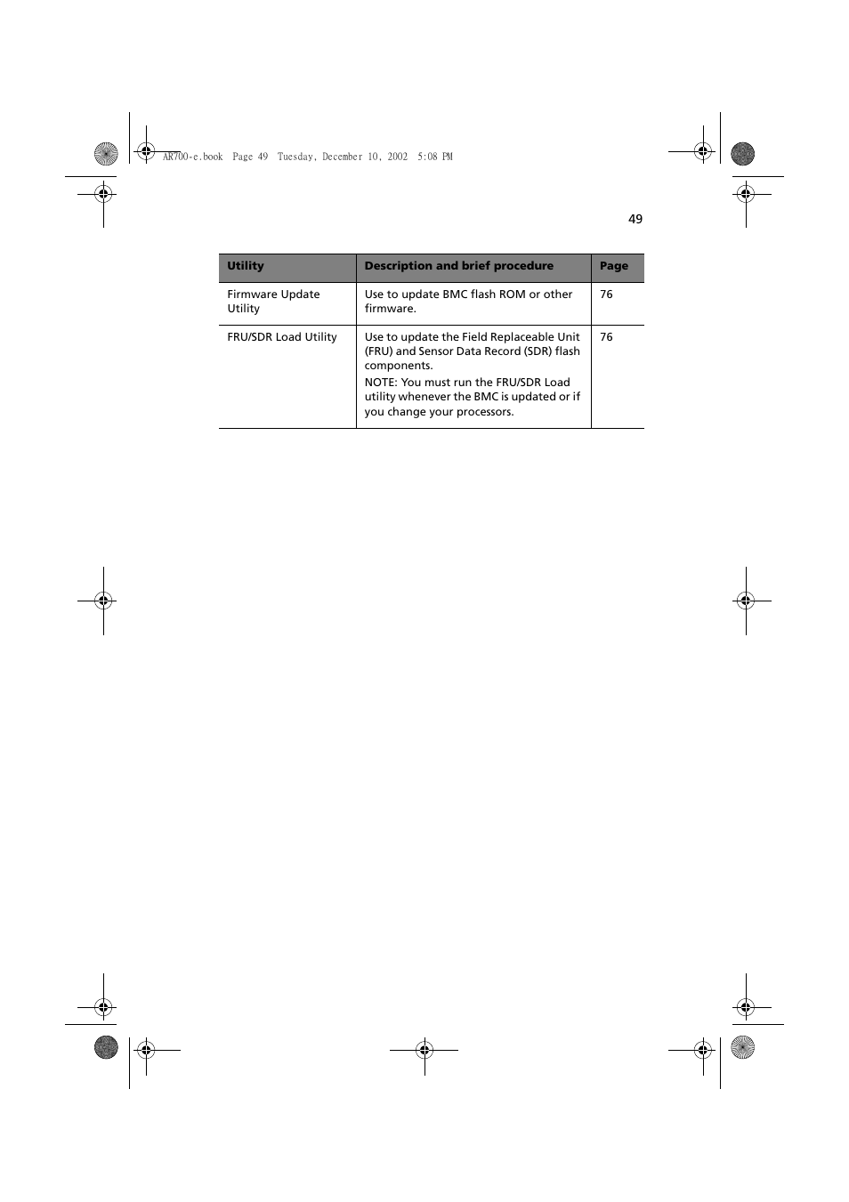 Acer Altos R701 User Manual | Page 59 / 135