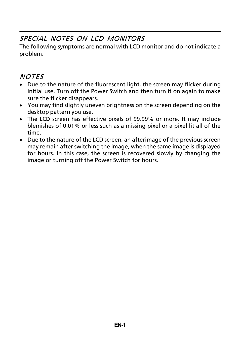 Acer T232HL User Manual | Page 2 / 23