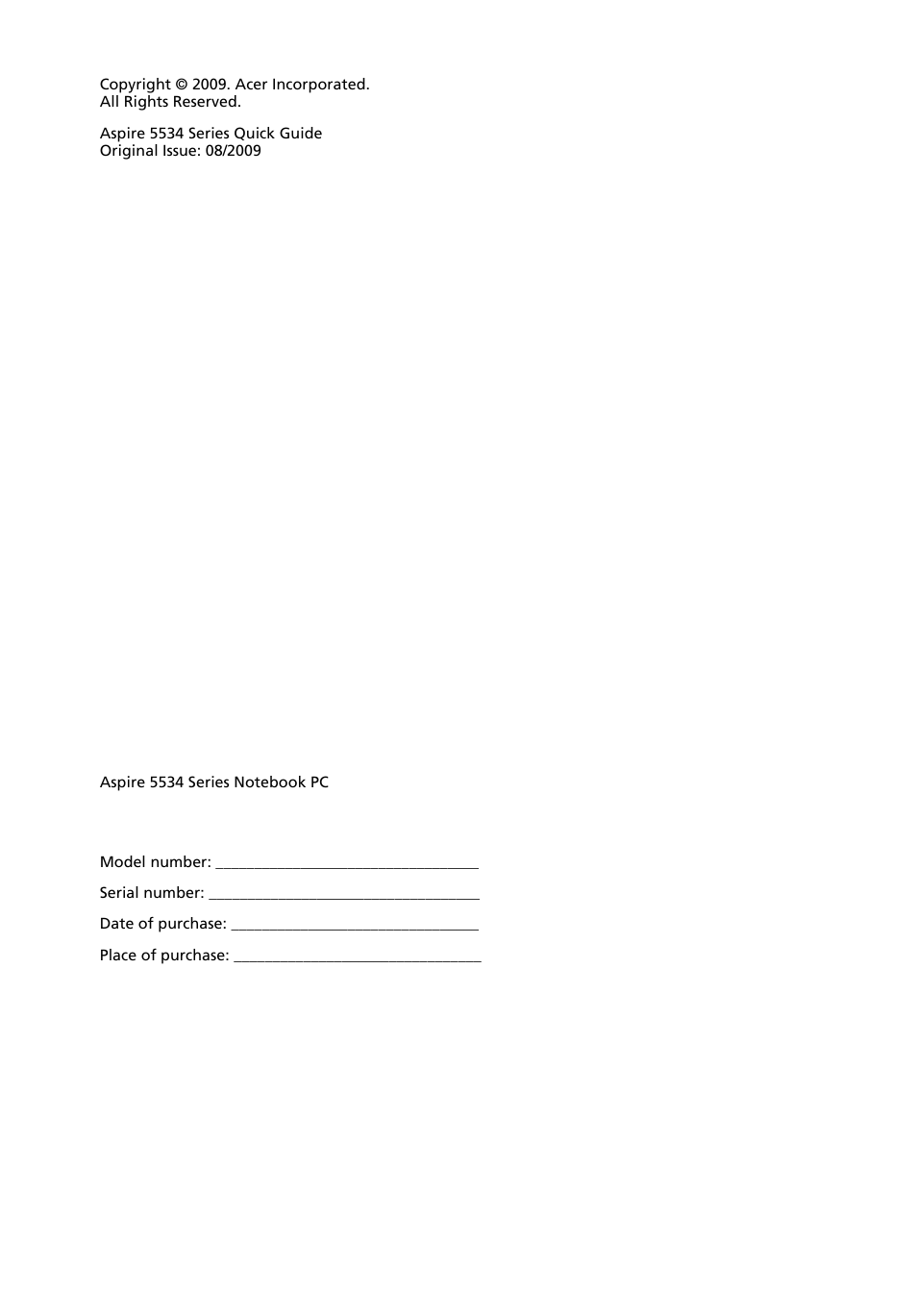 Acer Aspire 5534 User Manual | Page 2 / 12