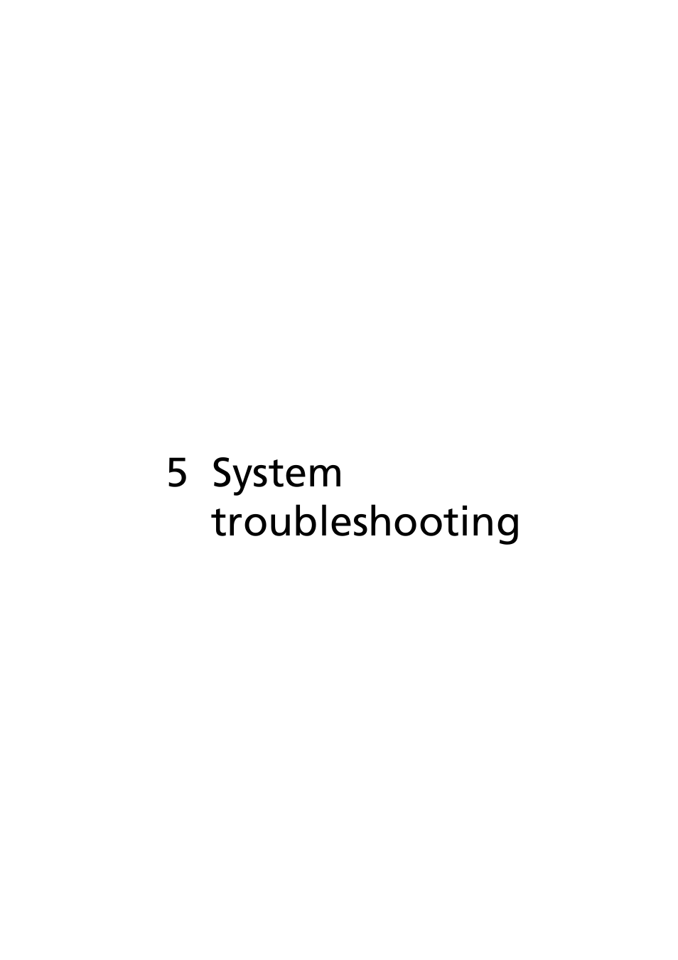 5 system troubleshooting | Acer AT150 F1 User Manual | Page 115 / 182