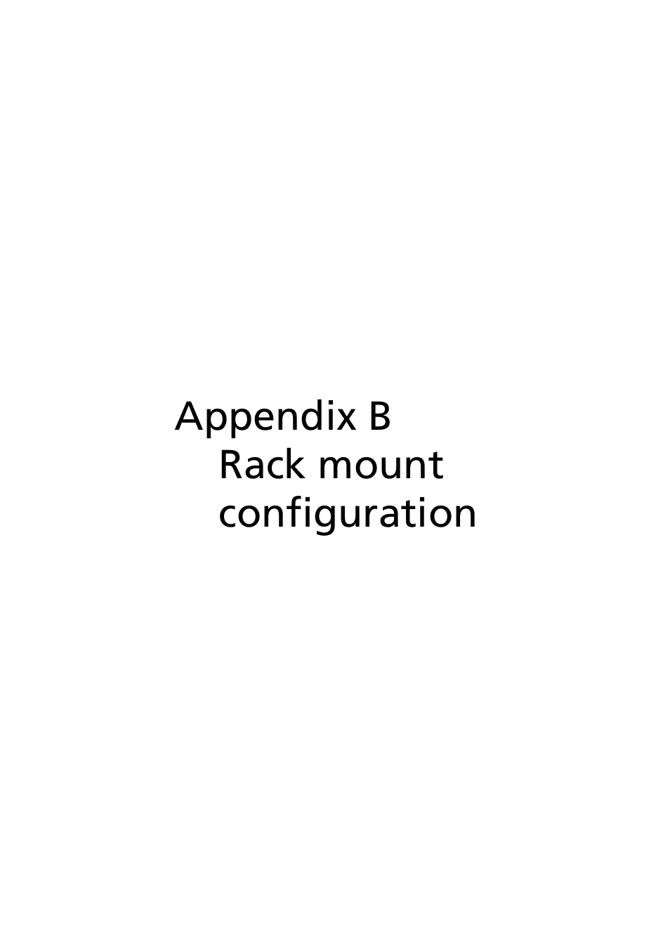 Appendix b rack mount configuration | Acer AT150 F1 User Manual | Page 137 / 182