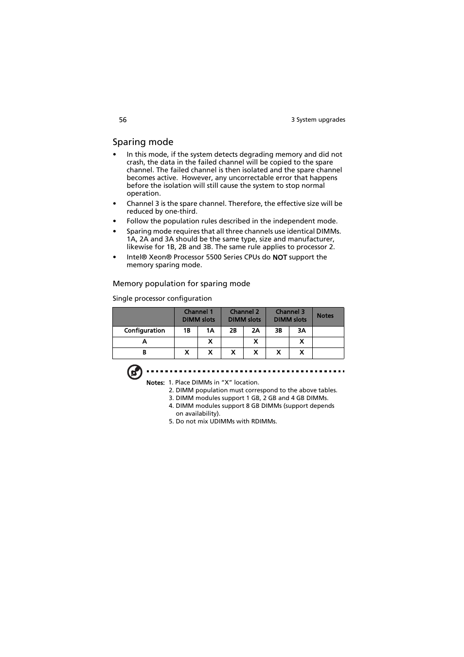 Sparing mode | Acer AT150 F1 User Manual | Page 68 / 182