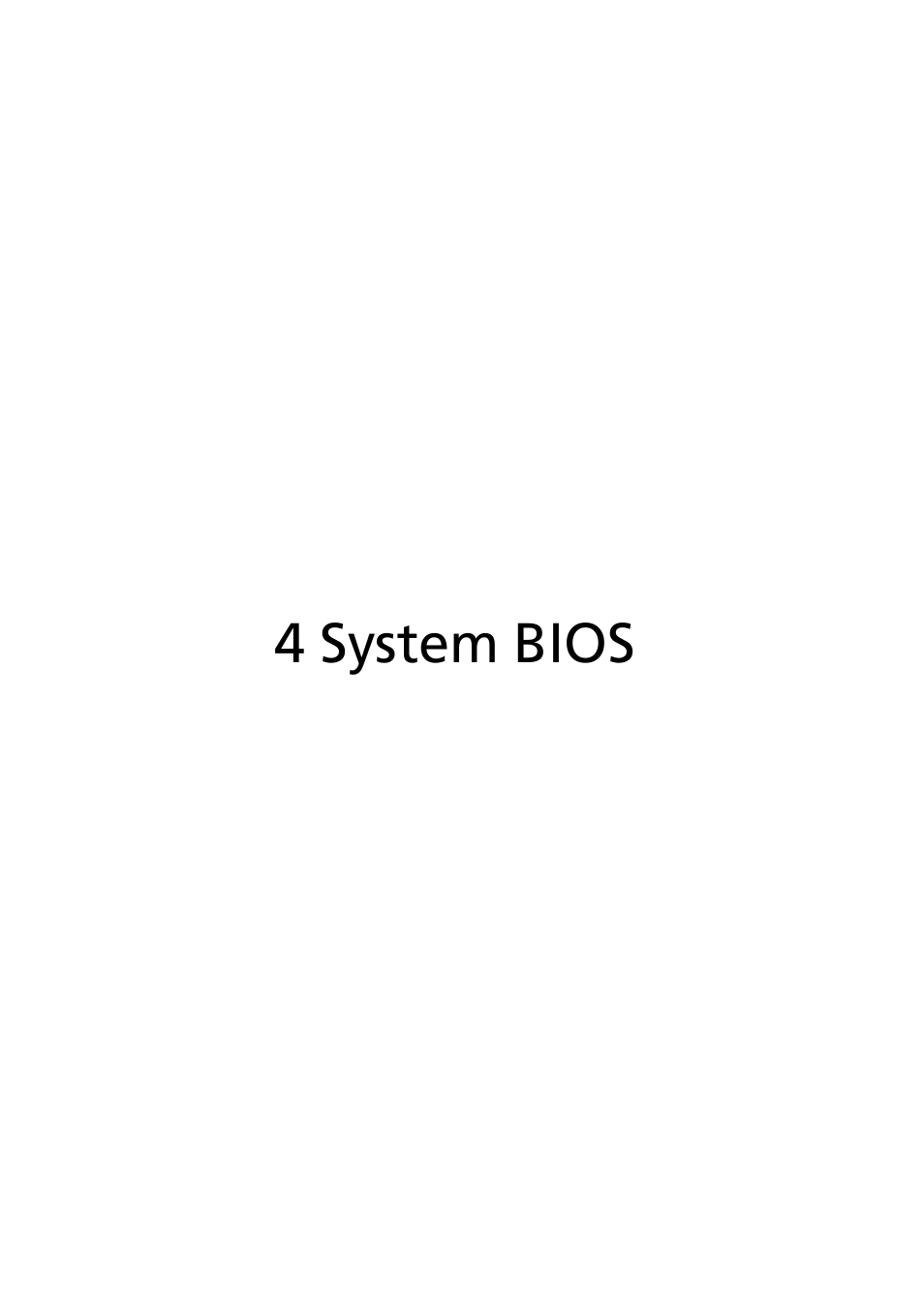 4 system bios | Acer AT150 F1 User Manual | Page 77 / 182