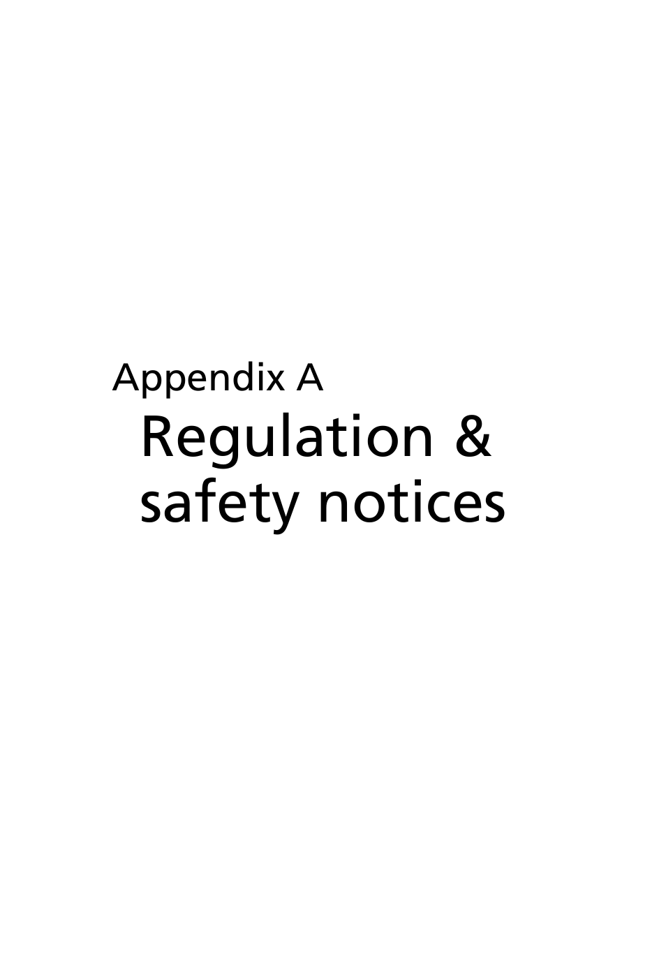 Appendix a regulation & safety notices, Appendix a, Regulation & safety notices | Acer Extensa 4100 User Manual | Page 69 / 86