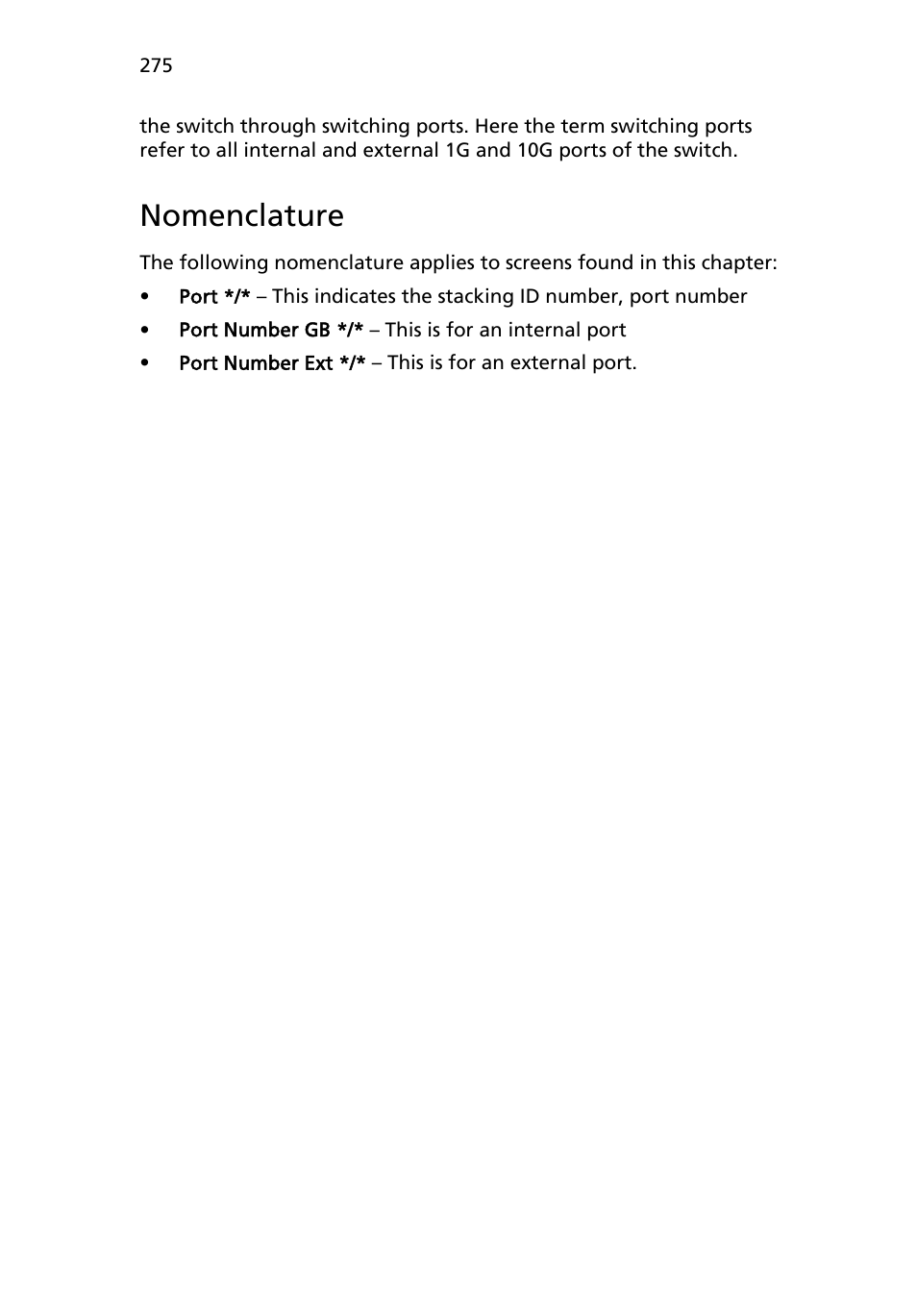 Nomenclature | Acer AB460 F1 User Manual | Page 295 / 618